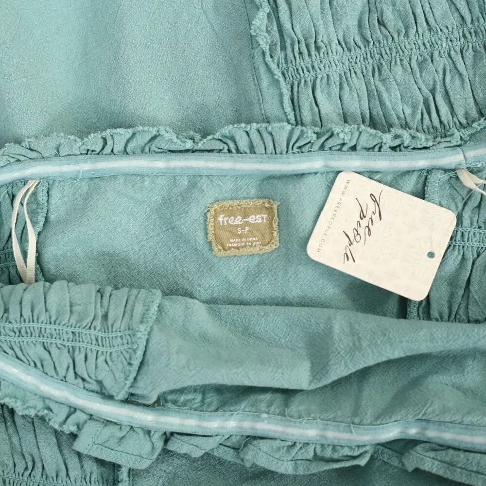 Free People Free-Est My Muse Mini Tube Dress Bodycon Smocked Cotton S NWT 285842 - Picture 8 of 8